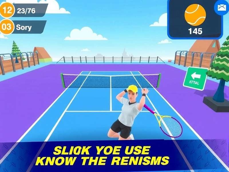 Excellent Tennis Ace Gameplay Screenshot